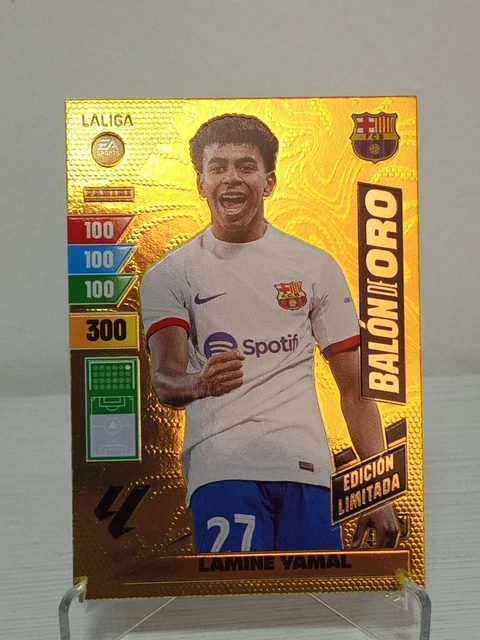 LAMINE YAMAL BALON De Oro Edicion Limitada 2023-24 Cromo Panini