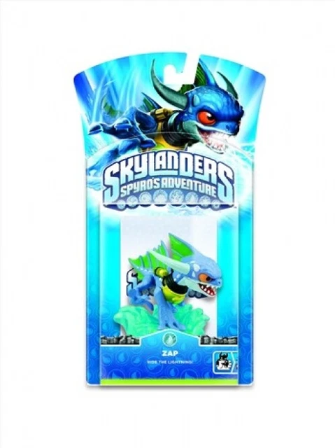 Figurine Skylanders Spyro's Adventure Zap Le Dragon De L'eau, Série 1, Occasion Fonctionnelle