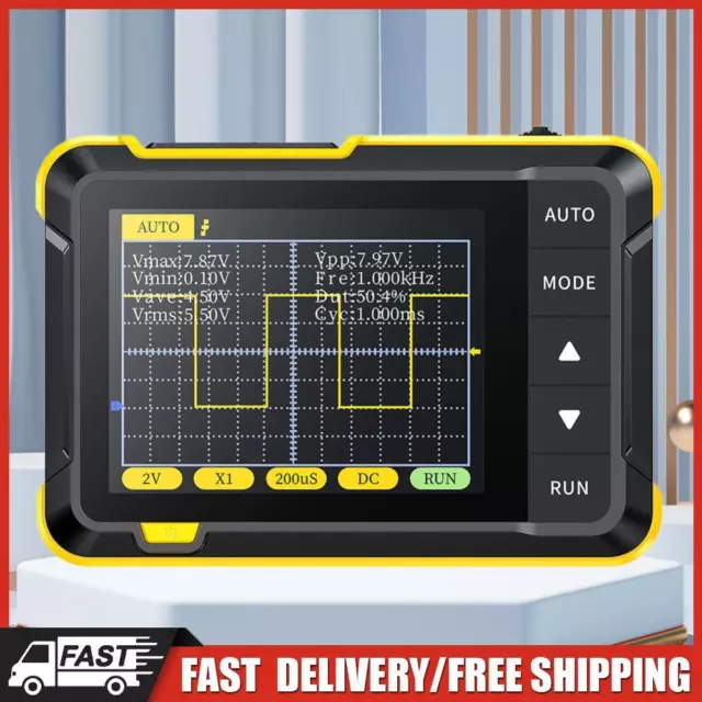 Handheld Oscilloscope 800VPP Portable Transistor Tester 2.5MSa/s Sampling Rate D