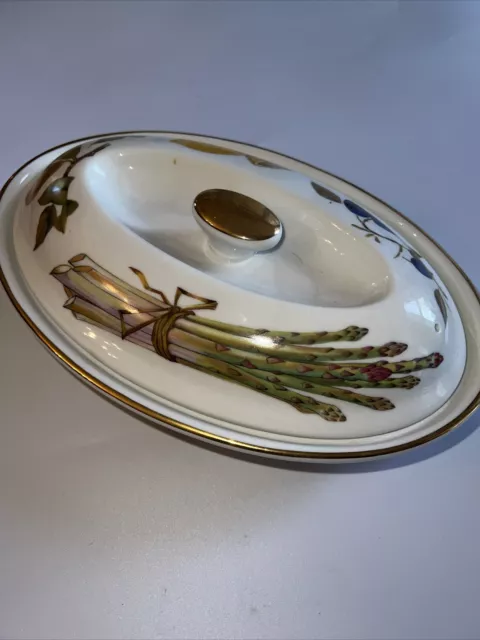 Royal Worcester Evesham Gold Oval Covered Casserole Serving Dish Oven to Table