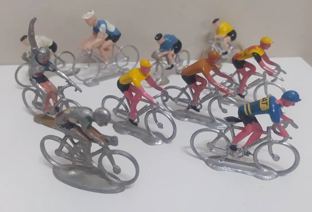 JOUET ANCIEN Tour De France Petit Cycliste Et Deny Roger Quiralu Aludo Salsa EUR 22,00 - FR