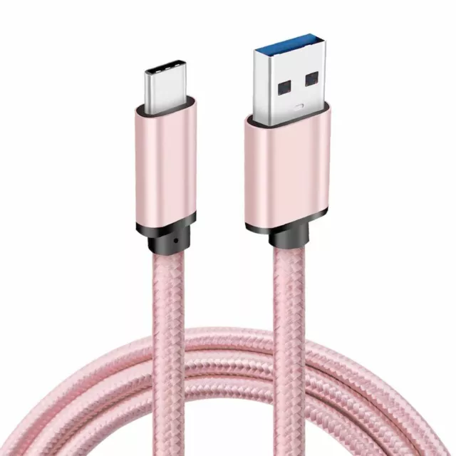 Câble USB Type C Charge Rapide,Nylon pour Samsung Note 20 21 9 10 9 8 S10 S9 S8