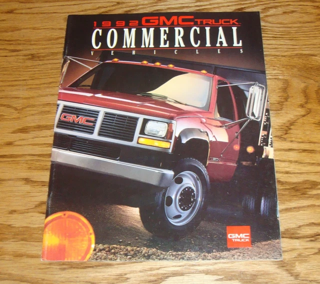 ORIGINAL 1992 GMC Truck Commercial Vehicles Sales Brochure 92 Sierra