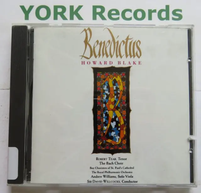 HOWARD BLAKE - Benedictus SIR DAVID WILLCOCKS / ROBERT TEAR - Ex Con CD CBS