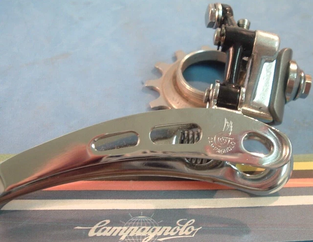 Dérailleur Avant Campagnolo Record 70s - Vintage Pour Vélo De Route - Occasion