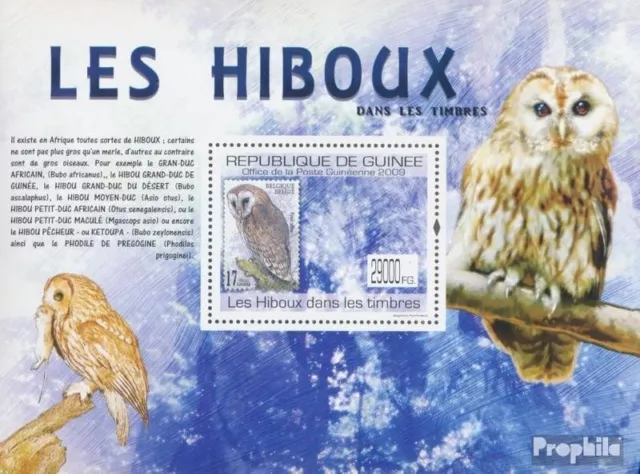 Briefmarken Guinea Mi Block 1767 postfrisch Vögel