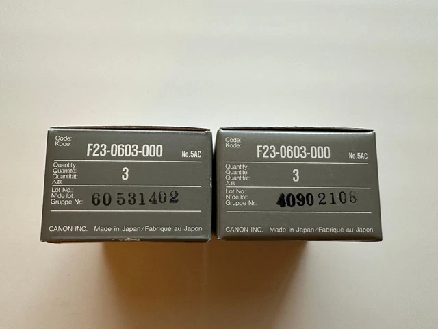 New! 2 boxes Canon Staple Cartridge A1 F23-0603-000 2 boxes! 6 Cartridges total