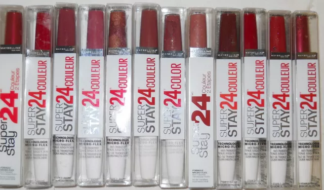 Maybelline Super Stay 24 Color Lip Balm/Topcoat   (Choose Your Color)