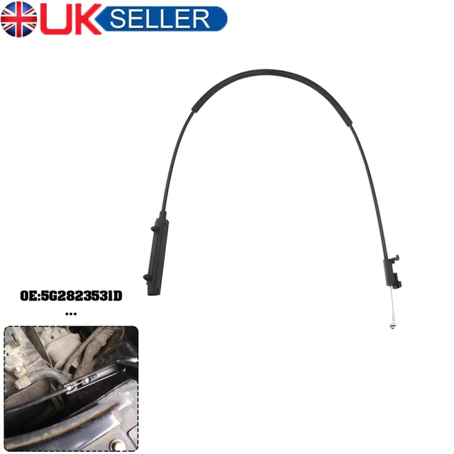 HOOD RELEASE Cable RHD Right Hand Drive 5G2823531D for VW GOLF