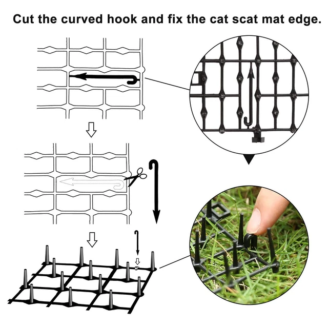 Marder SPIKES / Dornengitter Gegen Marder Katzen Vögel - 500 Mm - Foto 9