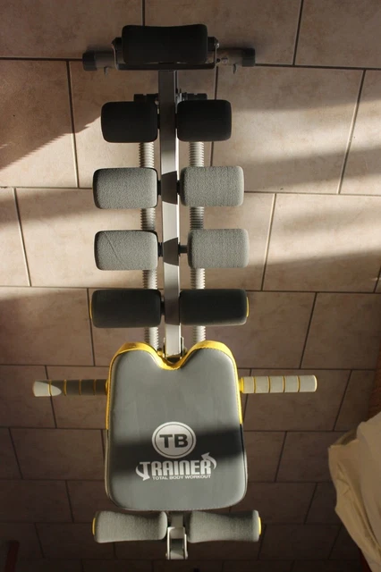 Panca da ginnastica per palestra casalinga Rock Gym 6 in 1 Body Total Trainer