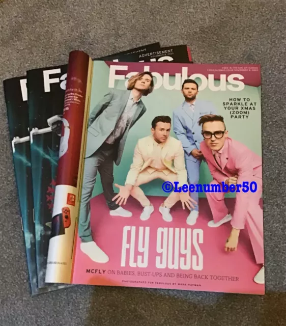 FABULOUS Magazine McFly 8/11/20 New Dawn O Porter Michelle Keegan Kelly Brook