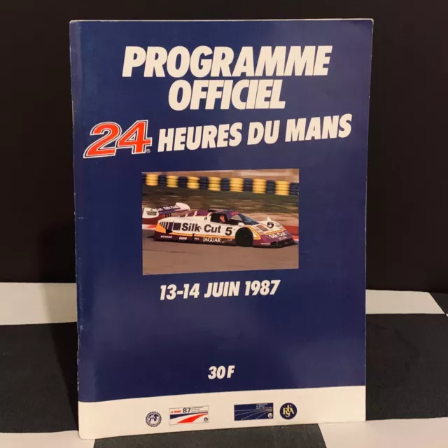 Signed Derek Bell & Hans Stuck Le Mans 24 Hours 1987 Original Race Programme 962