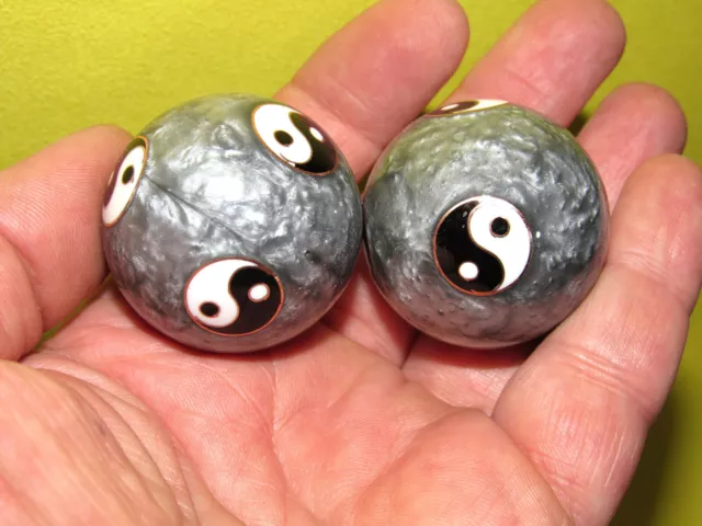 Boules de santé anti stress grises - Médecine Chinoise