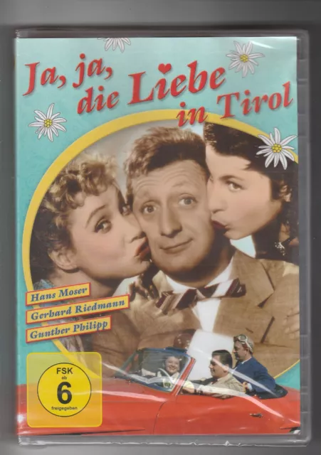 Ja, ja die Liebe in Tirol - Hans Moser, Gunther Philipp  DVD NEU
