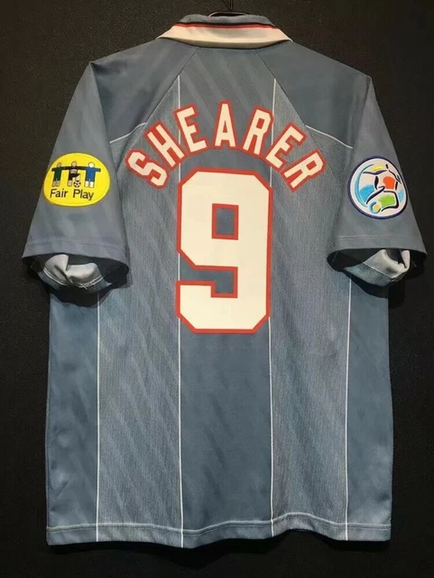 Fußball Trikot Jersey Retro England 1996 SHEARER 9 Vintage Retro Shirt Home Away