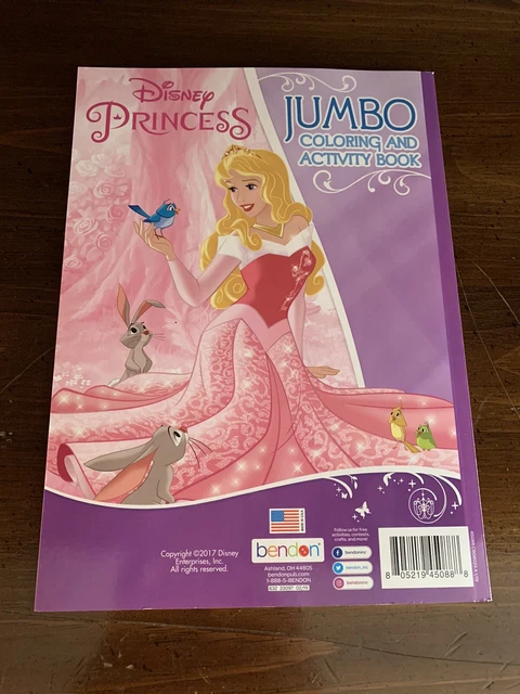 DISNEY PRINCESS JUMBO Coloring Book And Activity Pages $6.53 - PicClick AU