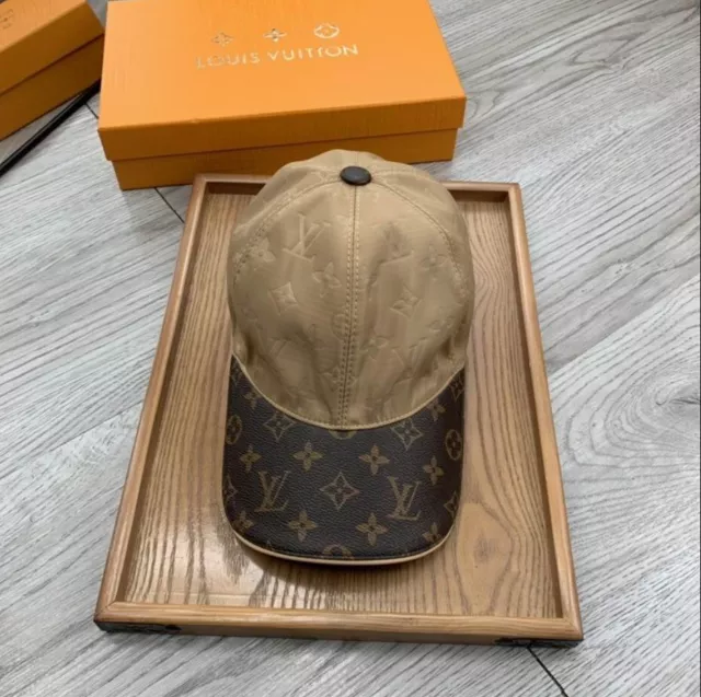 Authentic Louis Vuitton Monogram Velvet Hat Cap MP3409 Size 60