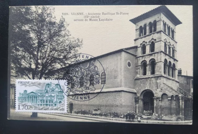 Carte Maximum Timbre N° 2348 Cathédrale Saint Maurice Oblitéré Vienne 1985