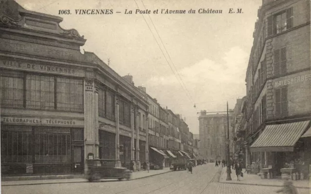 VINCENNES-La Poste et l'Avenue du Cháteau CPA Saintry - L'Arcadie (180346)