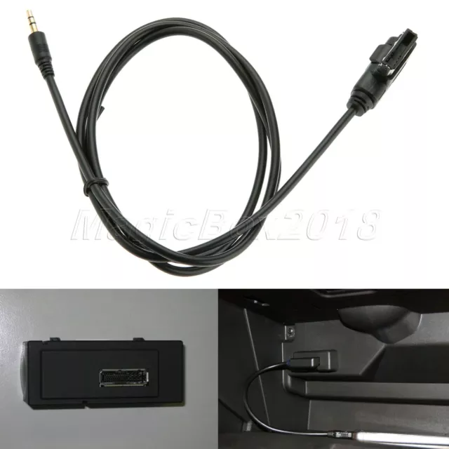 Music Interface AMI MMI AUX Cable Flash Phone MP3 Audio Adapter Fit for Audi VW