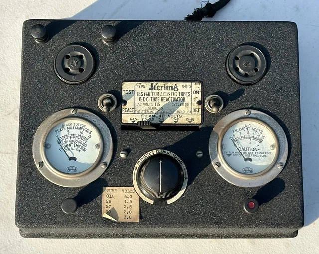 VTG Sterling R-510 Portable Tube Tester & Reactivator