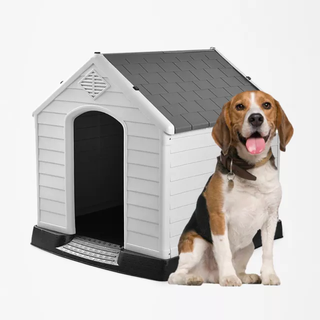 Niche pour chien de taille moyenne intérieur extérieur Ruby