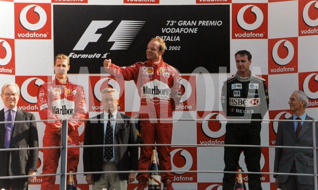 FOTO VINTAGE FORMULA 1, Gran Premio di Monza, 2002, stampa 20 x 30 cm