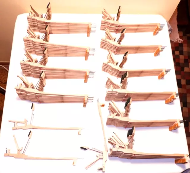 Baldwin Piano 88 Whippens & Keys Complete Set 1957 Acrosonic Spinet Back Check ! Baldwin Piano 88 Whippens & Keys Complete Set 1957 Acrosonic Spinet Back Check !