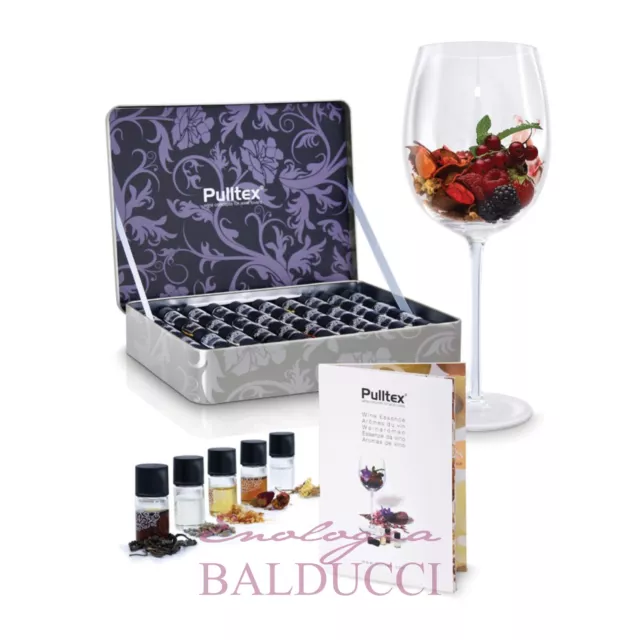 Set 40 Aromi Essenze Pulltex® Vino Rosso/Bianco/Difetti - Idea Regalo Natale