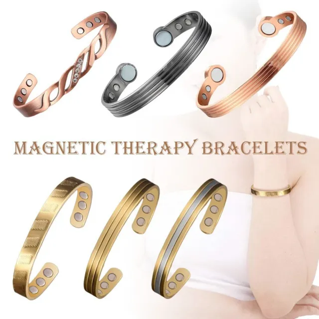 lymphatique Bracelet manchette magnétique Bracelets de thérapie magnétique