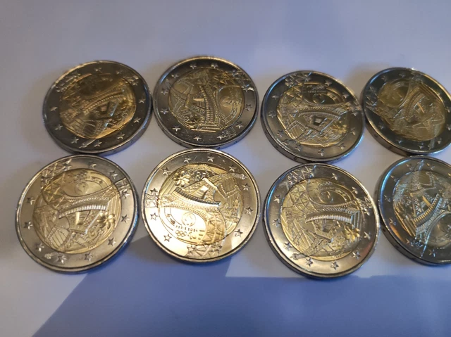 2 Euros J.O. Paris 2024 Rouleau (FDC) - Collection - Foto 12