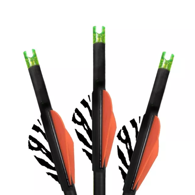 Lumenok Crossbow 22" Carbon Bolt Green Capture Nock 3pk BCAP223G Parker #00363