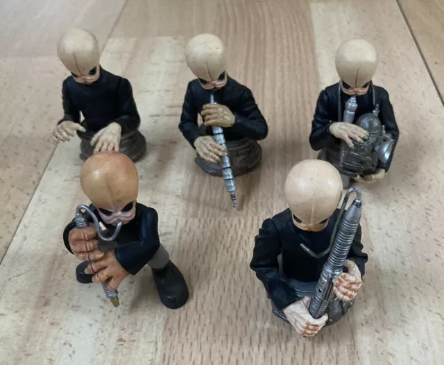 Star Wars Cantina Models - Gentle Giant Band 2006 - 5 Members - 2 1/2” High