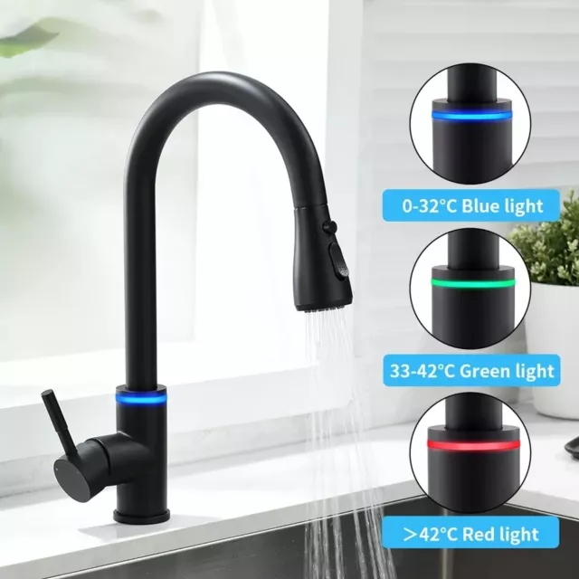 Smart Touch Sensor Kitchen Tap Pull Out Touch Control Mixer Faucet