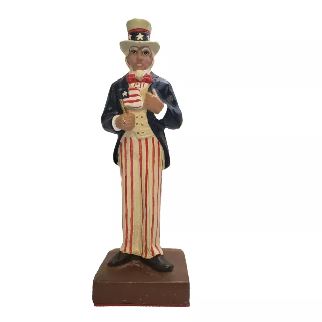 Midwest of Cannon Falls Cast Iron Uncle Sam Patriotic Figurine