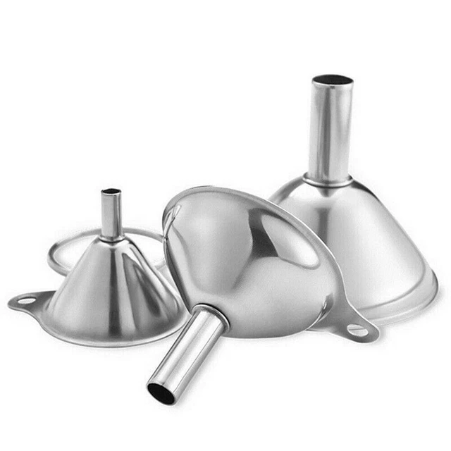 Embudo de acero inoxidable de calidad profesional trío electrodomésticos de cocina esenciales