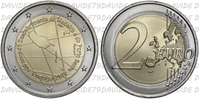 2 Euro  Portogallo 2019 - 600º Anniversario Della Scoperta Dell'isola Di Madeira