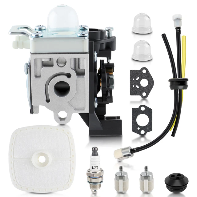 ZAMDOE GT225 Carburetor For Echo GT225 GT225i GT225L GT225SF SRM225 Srm225i Srm225sb Srm225u Pas225 Pe225 Ppf225 Shc225 String Trimmer Weed Eater With Fuel Line Tune Up Kit
