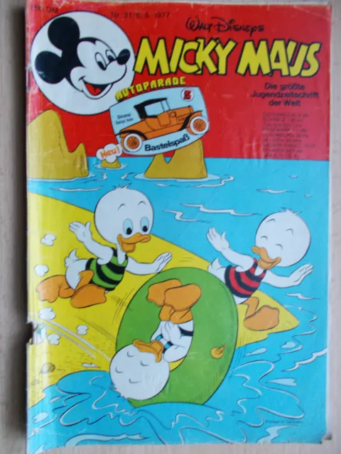 Comics , Micky Maus , Hefte, Nr. 31 / Jahrgang 1977, Walt Disneys, Ehapa