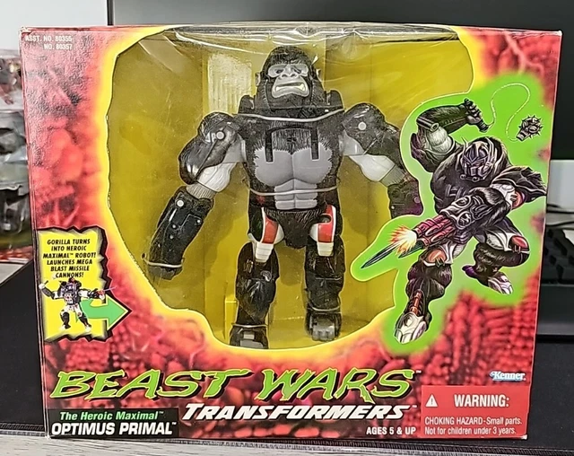 VINTAGE 1995 TRANSFORMERS Beast Wars OPTIMUS PRIMAL Prime Gorilla