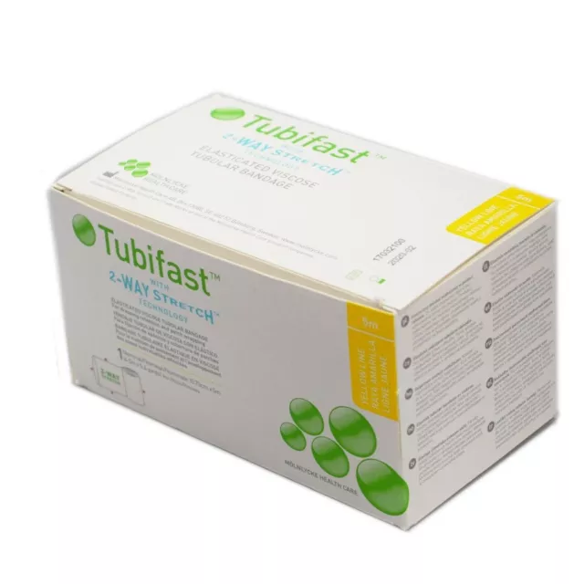 Tubifast Yellow Elasticated Tubular Bandage 10.75cm x 5M x 3