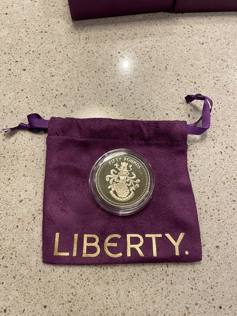 Store Voucher Gift Liberty Of London £50 Value Coin Store Voucher Gift Liberty Of London £50 Value Coin