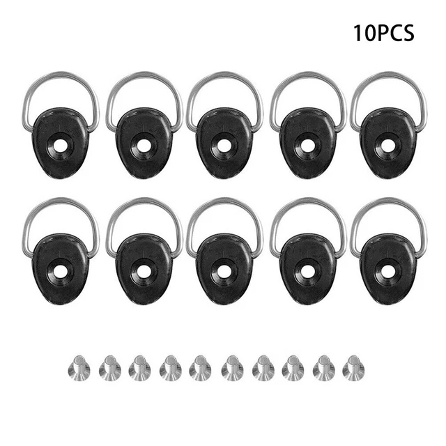 Clips à Ressort En Acier Inoxydable - Lot De 6 Pour Kayak, Tentes, Auvents | Fixation Rapide Sans Vis, Diamètre 6 Mm - 8