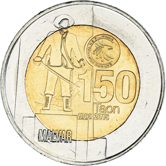 [#1149120] Coin, Philippines, 10 Piso, 2015, 150ème anniversaire de la naissance
