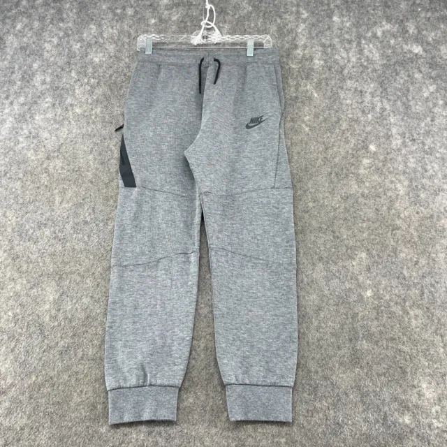 Nike Pants Boys Extra Large Grey Tech Fleece Pack Logo Swoosh Pockets Jogger