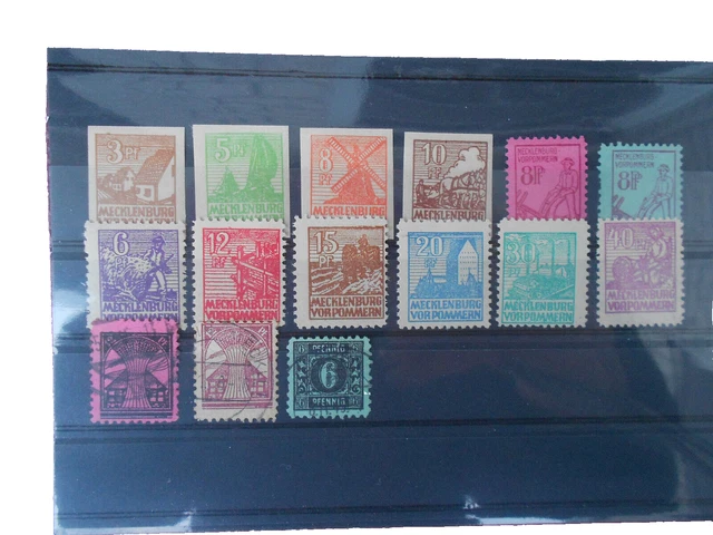 Alte Deutsche Briefmarken  MECKLENBURG VORPOMMERN  ** / o