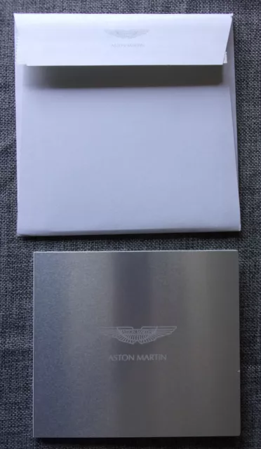 ASTON MARTIN DB7 GT orig 2002 UK Mkt Media Kit Press Pack CD-Rom in Metal Casing