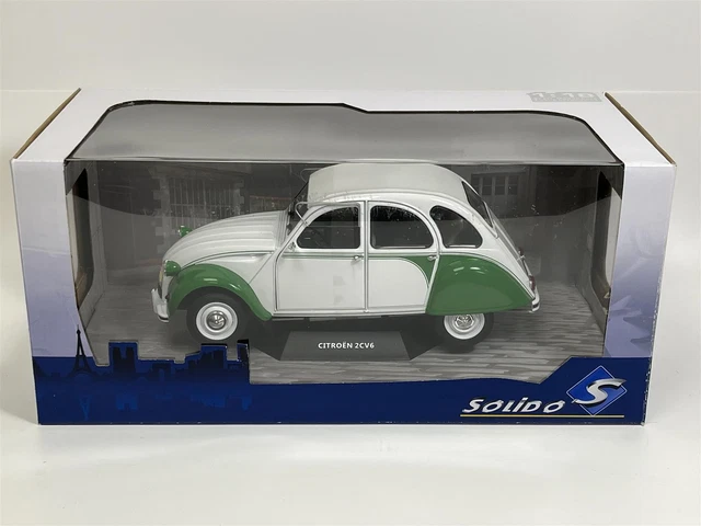 Citroen 2CV6 Dolly 1985 Vert et Blanc 1:18 Echelle Solido 1805025 7