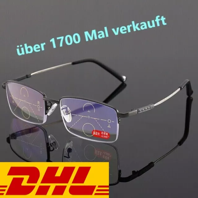 Gleitsichtbrille Lesebrille Blaulichtfilter optional als DHL Versand f. 1,99 EUR